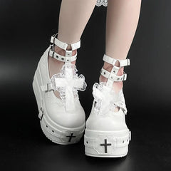 Gothic Round Head Mary Jane Sneaker