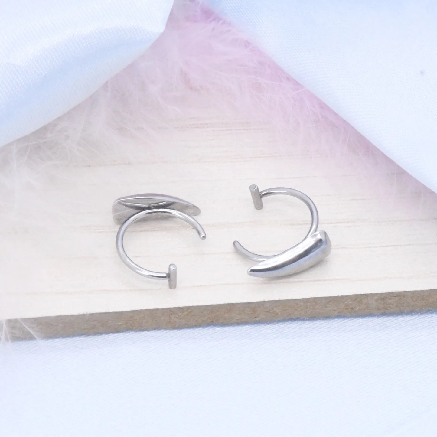 Sharp Gothic Fake Lip Stud