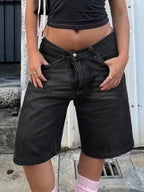 Slant Pocket Bermuda Denim Short