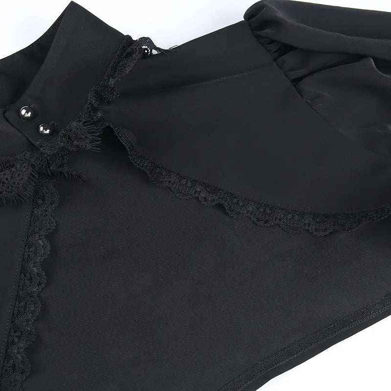 Victorian Inspired Mesh Top