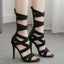 Fluorescent Green Peep Toe Gothic High Heel