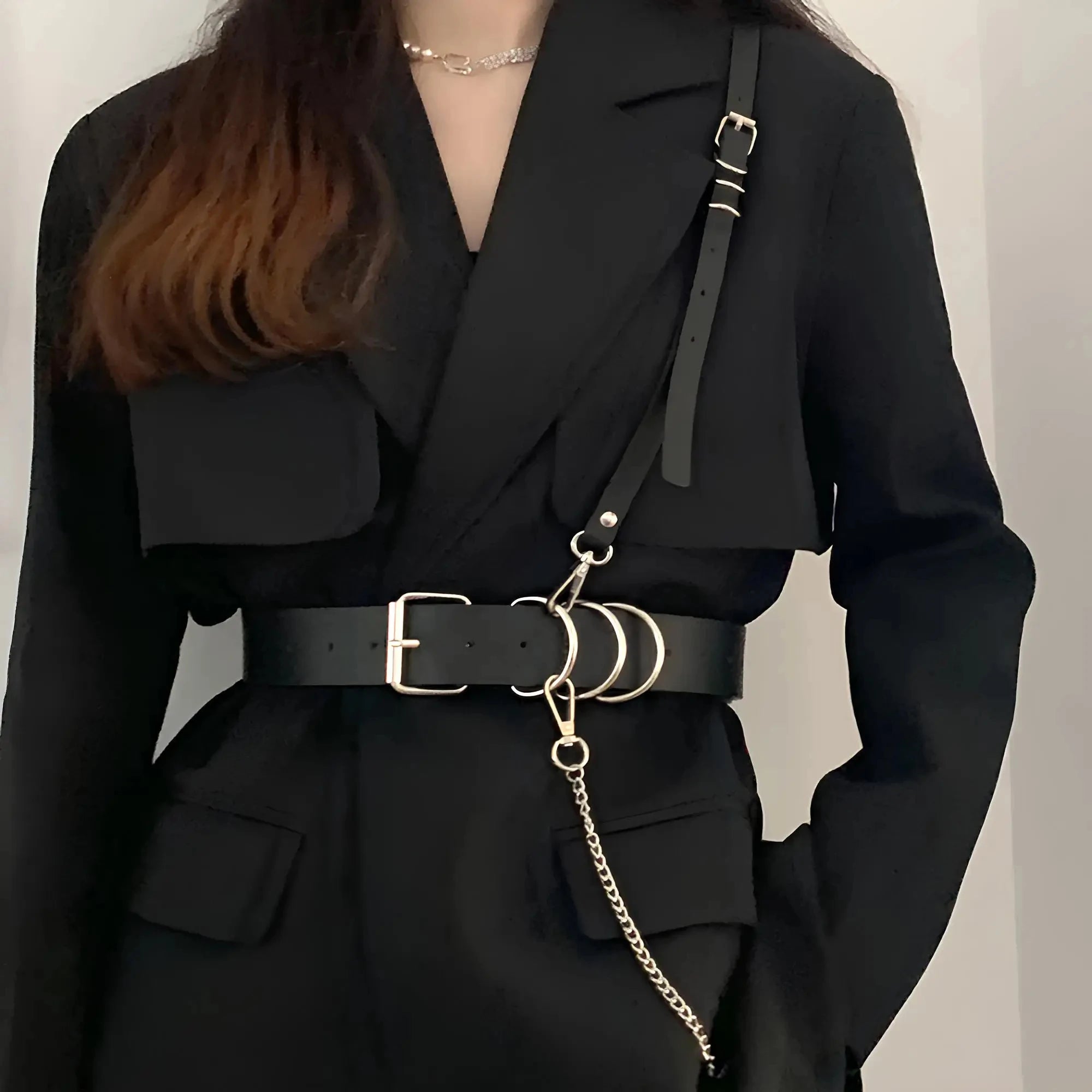 Fashion Gothic Leather Waist Belt Main image