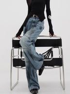 Blue Gothic Baggy Harajuku Pant