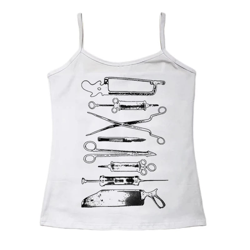 Fairy Grunge Letter Print Cotton T-shirt