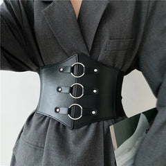 Wide Elastic Gothic Corset Belt