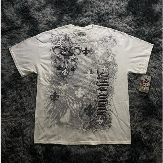 Retro Fashion Print Gothic T-shirt