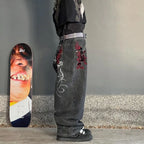 Harajuku Gothic Baggy Denim Pant
