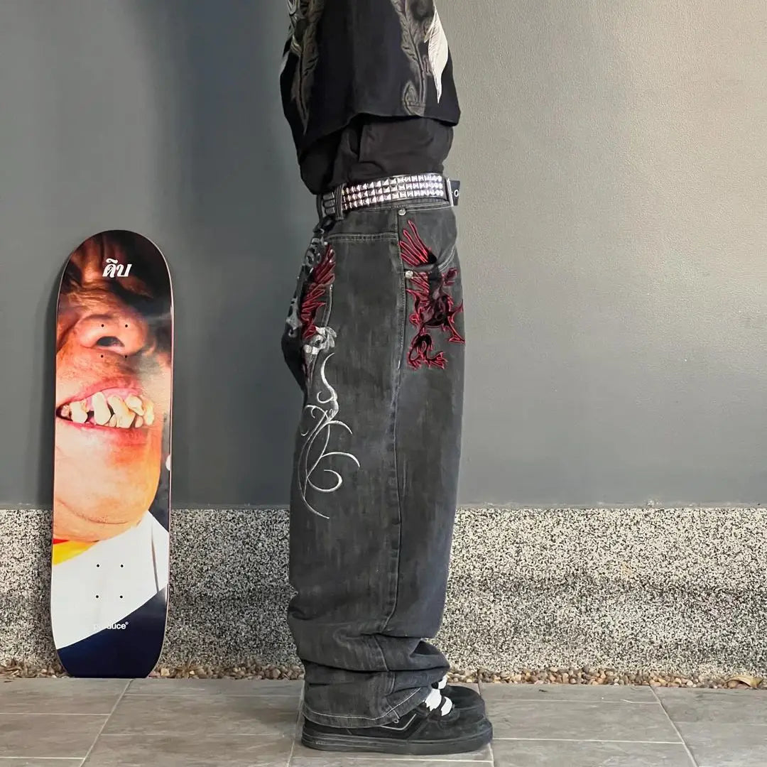 Harajuku Gothic Baggy Denim Pant