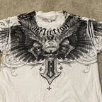Retro Graphic Print Oversized T-shirt