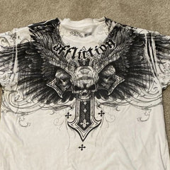 Retro Graphic Print Oversized T-shirt