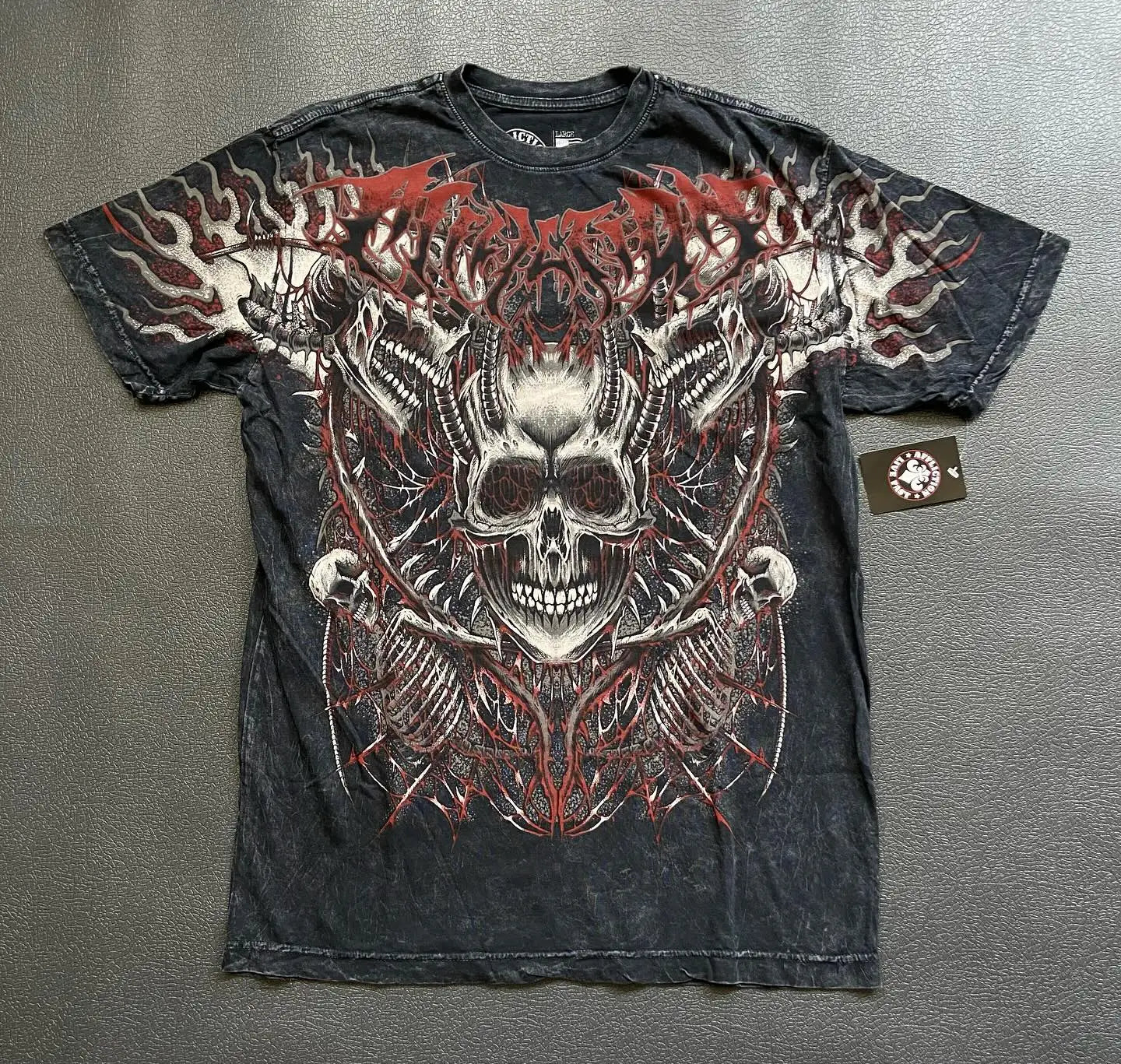 Affliction Logo Cotton T-shirt