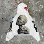 Gothic Mummy Graphic Pullover Hoodie