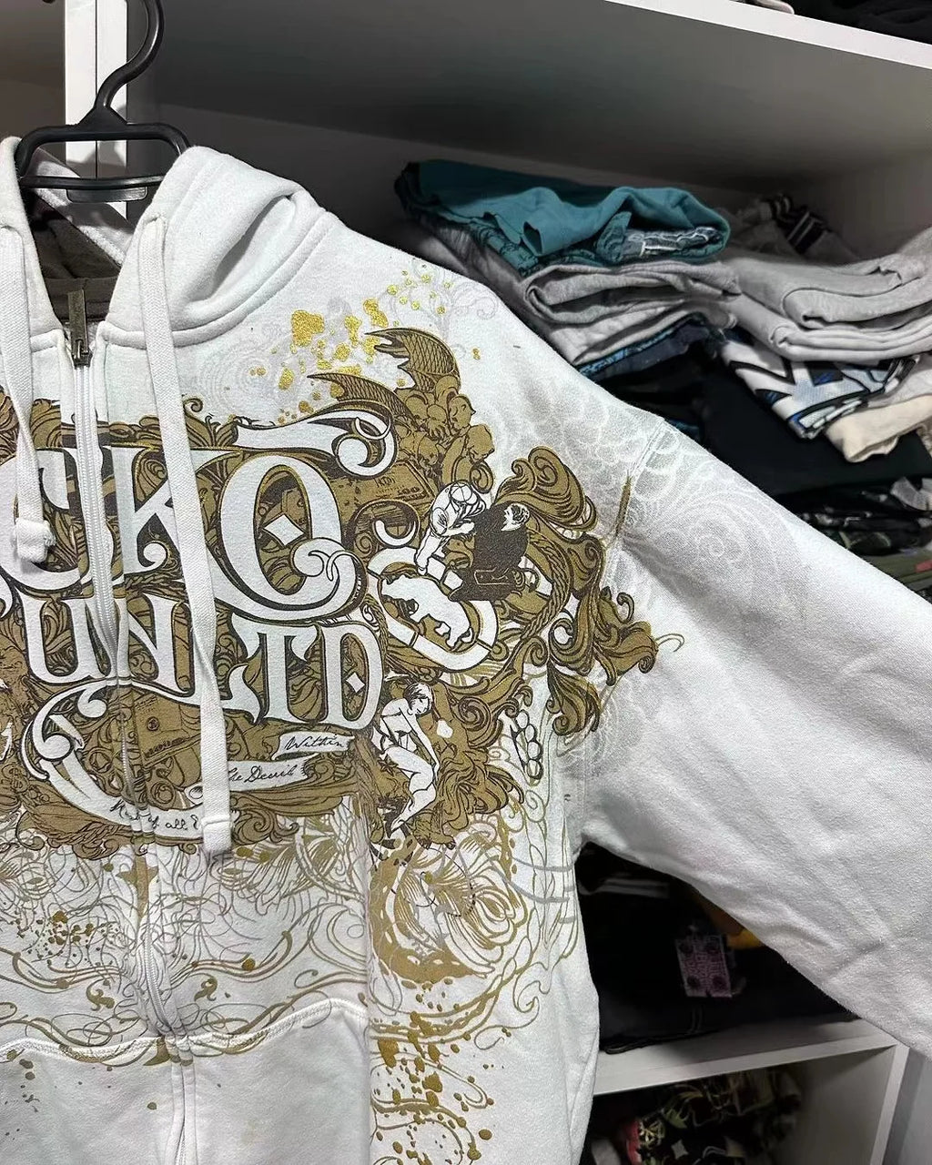 Gothic Vintage Big Pattern Hoodie