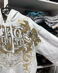 Gothic Vintage Big Pattern Hoodie