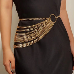 High-Quality Gothic Heavy Tassel Belt