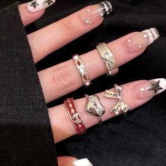 Heart Shaped Gothic Ring