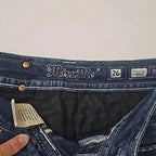 Retro Blue Wash Pants