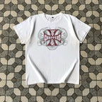 Hip Hop Skull Graphic Cotton Oversized T-shirt