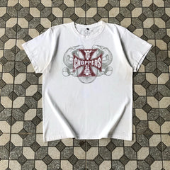 Hip Hop Skull Graphic Cotton Oversized T-shirt