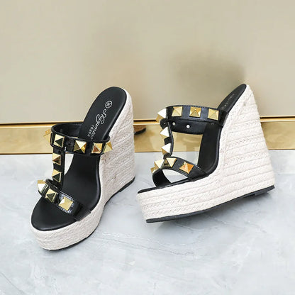 Summer Platform Open Toe High Heel Gothic Boot