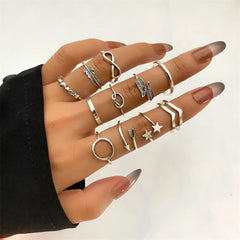 Fashion Simple Gothic Cross Punk Ring