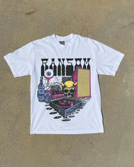 Streetwear Oversized Goth Skull Demon T-shirt