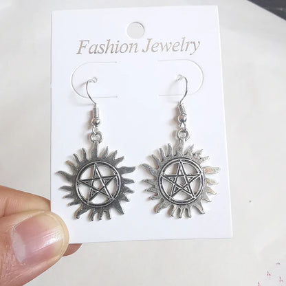 Vintage Fairy Wings Grunge Hanging Earring