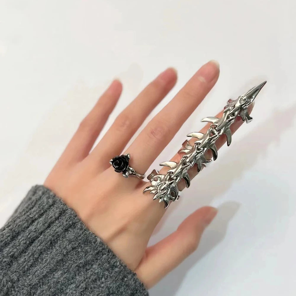Bohemian Snake Gothic Ring Main image
