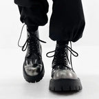 Punk Platform Ankle Gothic Motorcycle Boot