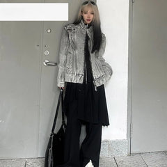 Vintage Patchwork Denim Jacket