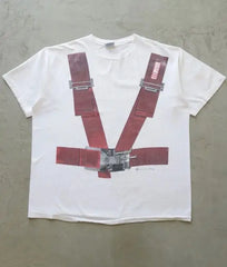 Y2K Retro Graphic Printed Oversized Cotton T-shirt