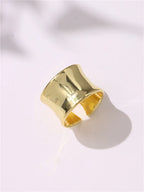 Geometric Gothic Titanium Steel Ring