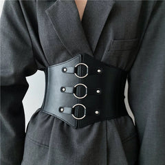 Wide Elastic Gothic Corset Belt
