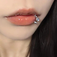 Dragon Claw Stone C-Bar Lip Stud