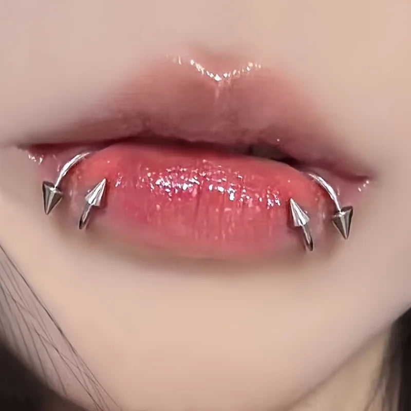 S-Shape Stainless Punk Lip Stud Main image