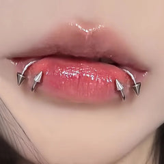 S-Shape Stainless Punk Lip Stud