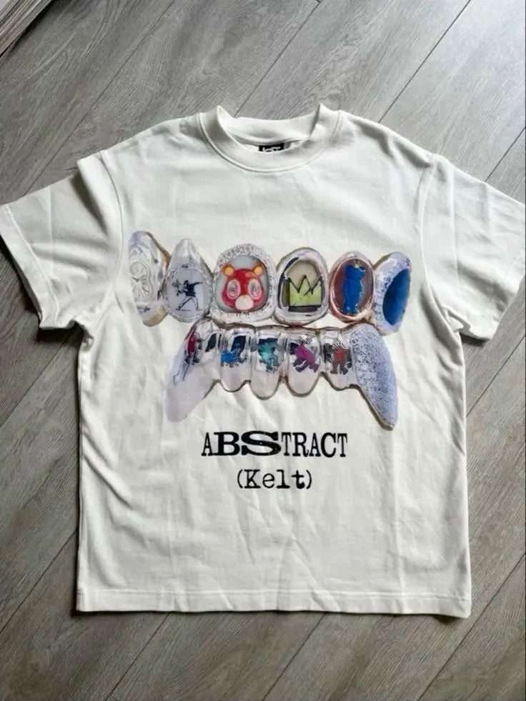 Y2K Retro Graphic Printed Oversized Cotton T-shirt