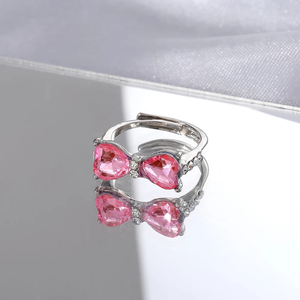 Gothic Animal Butterfly Zircon Star Ring