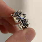 Vintage Lolita Gothic Heart Cross Ring