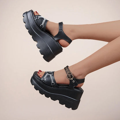 Gothic Lolita Platform Sandal