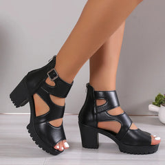 High Heel Gothic Platform Sandal