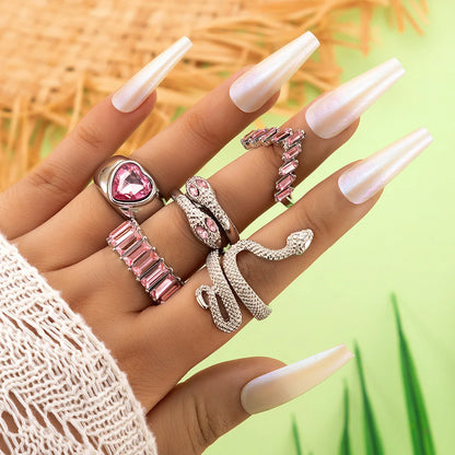 Vintage Long Gothic Snake Ring