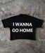 Y2K Hip Hop Graphic Print Irregular Cotton T-shirt
