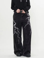 Black Gothic Baggy Harajuku Denim Pant