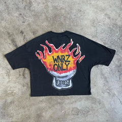 Quirky Pattern Print Cotton T-shirt