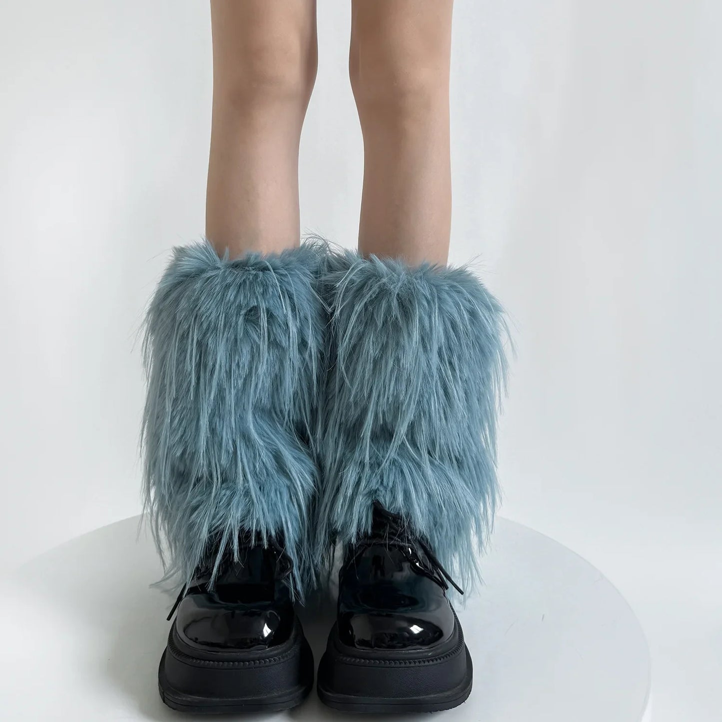 Gothic Harajuku Faux Fur Plush Sock