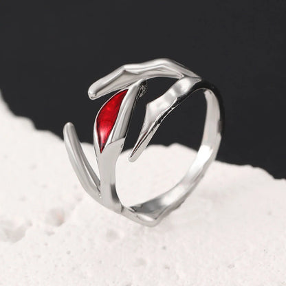 Gothic Red Crystal Ring