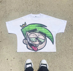 Streetwear Cartoon Kids Printed T-shirt