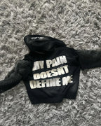 Gothic Zipper Spliced Retro Hoodie