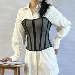 Sheer Mesh Corset